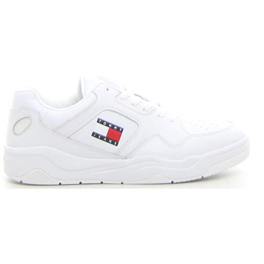 TOMMY HILFIGER leather outsole sneaker