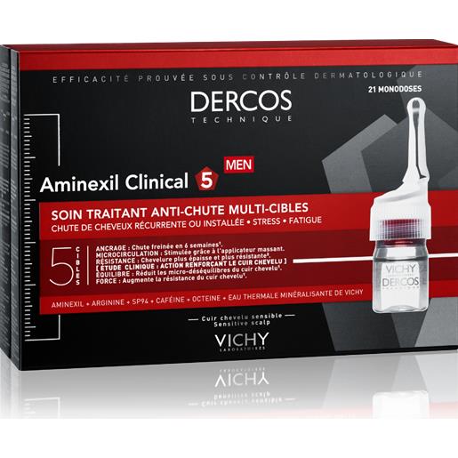 Vichy dercos aminexil clinical 5 man trattamento per i capelli per uomi 126 ml