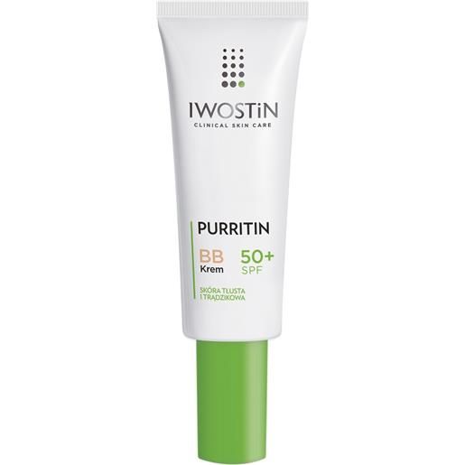 Iwostin purritin bb spf50+ crema bb per il viso 30 ml