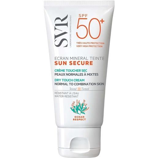 SVR sun secure écran minéral teinté spf50+ crema colorante con protezione solare 60 g