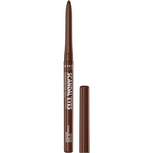 Rimmel exaggerate matita eyeliner 0.35 g chocolate brown