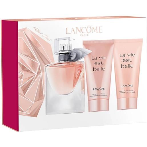 Lancôme set lancome (la vie est belle (w) edp/s 30ml + balsamo corpo 50ml + gel doccia 50ml) set regalo per donne