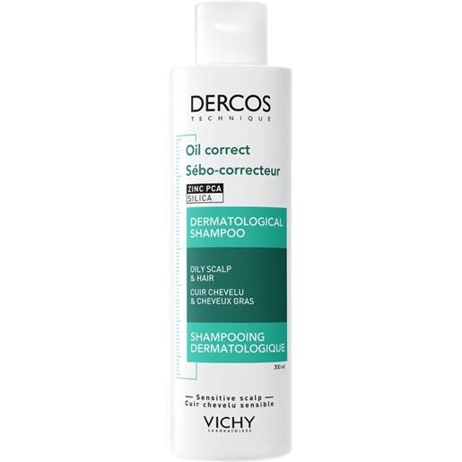 Vichy dercos oil correct shampoo shampoo per capelli 200 ml