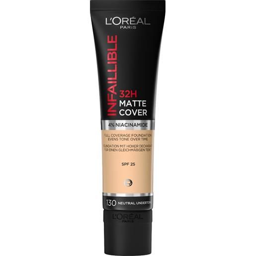 Loreal l'oréal infaillible 32h matte cover primer per il viso 30 ml true beige/neutral undertone