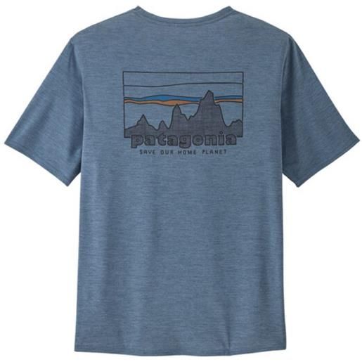 PATAGONIA t-shirt capilene cool daily graphic uomo skyline/utility blue