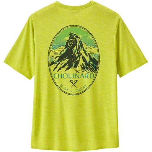 PATAGONIA t-shirt capilene cool daily graphic uomo phosphorus green