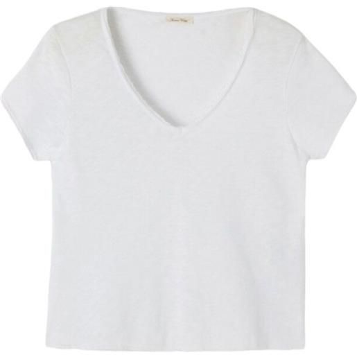 AMERICAN VINTAGE t-shirt sonoma v donna white