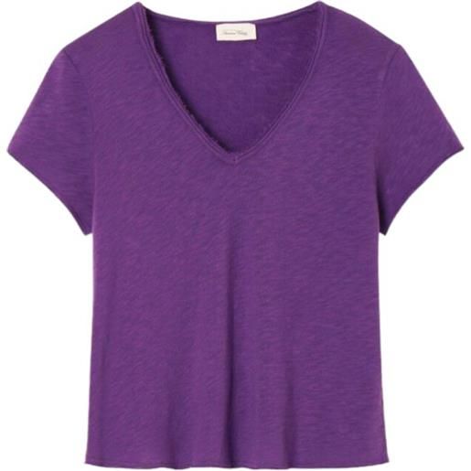 AMERICAN VINTAGE t-shirt sonoma v donna vintage ultraviolet