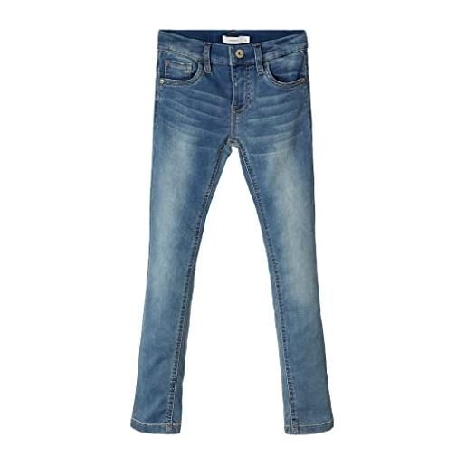 Name it nkmtheo xslim swe jeans 3113-th noos pantaloni, blu (medium blue denim), 146 bambini e ragazzi