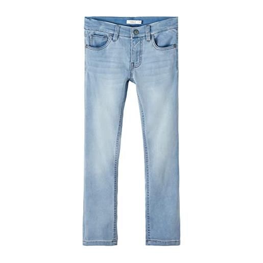 Name it nkmtheo xslim swe jeans 3113-th noos pantaloni, blu (medium blue denim), 98 bambini e ragazzi
