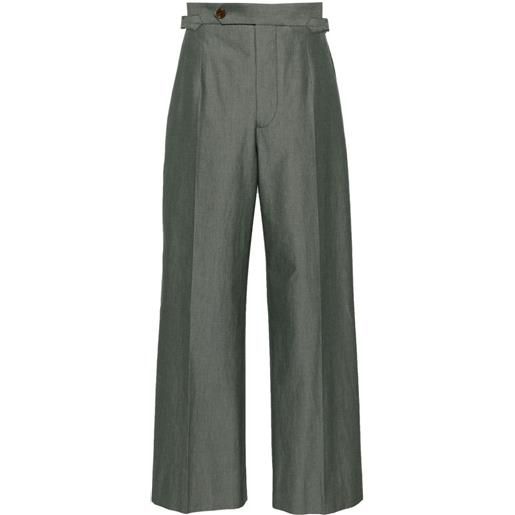 Vivienne Westwood pantaloni a gamba ampia lauren - verde