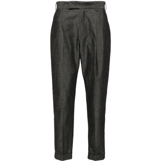 PT Torino pantaloni sartoriali affusolati - grigio