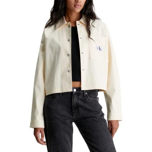 CALVIN KLEIN JEANS relaxed overshirt giacca donna