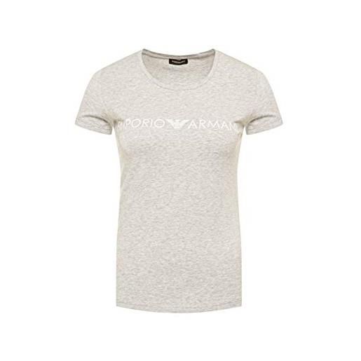 Emporio Armani underwear visibility-iconic logoband t-shirt, grigio (grigio mel. Chiaro 03748), 42 (taglia unica: small) donna