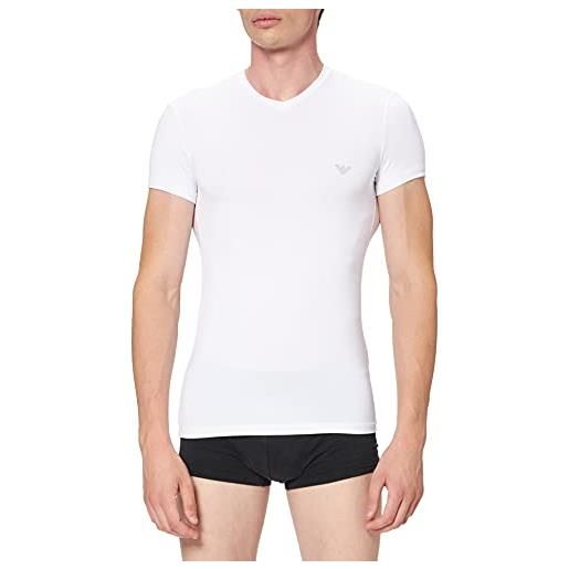 Emporio Armani soft modal t-shirt, white drk, s uomo