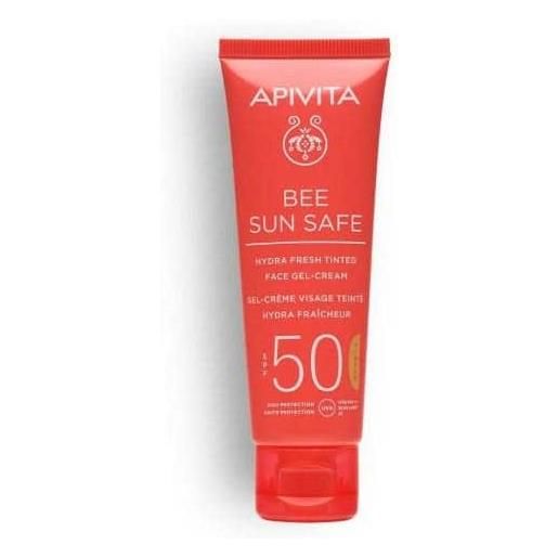 APIVITA SA apivita bee sun safe hydra fresh crema gel viso colorata spf50 50ml