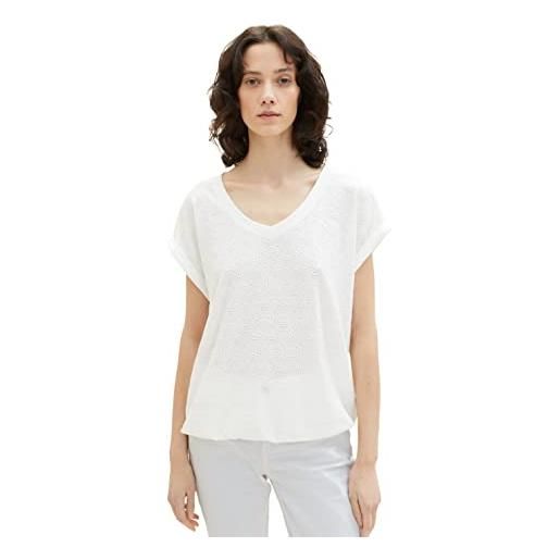TOM TAILOR 1036776 t-shirt, 10315-whisper white, s donna