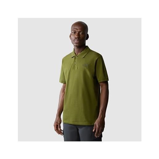 TheNorthFace the north face polo piquet da uomo forest olive taglia s uomo