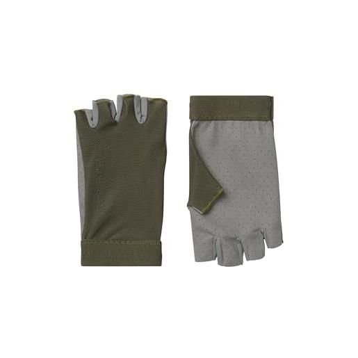 SEALSKINZ brinton, guanti senza dita con palmo traforato, per l'inverno, verde oliva, l