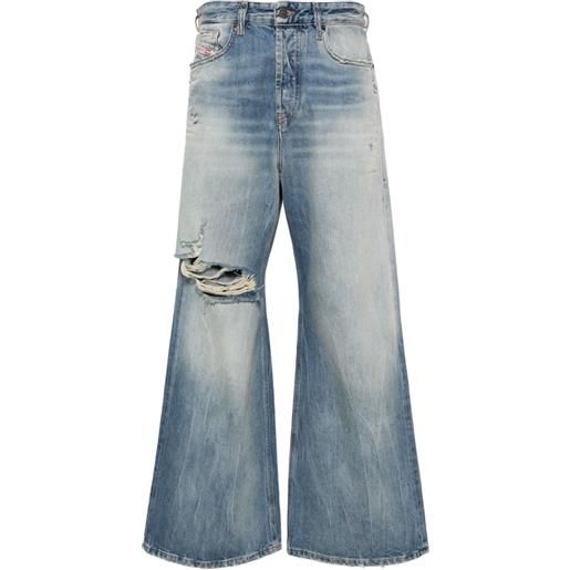 Diesel jeans d-sire 09h58 svasati a vita bassa 1996 - blu