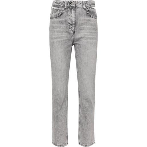 IRO jeans indro affusolati con cut-out - grigio