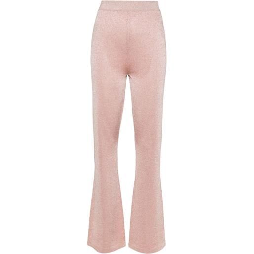 Missoni pantaloni con vita elasticizzata - rosa