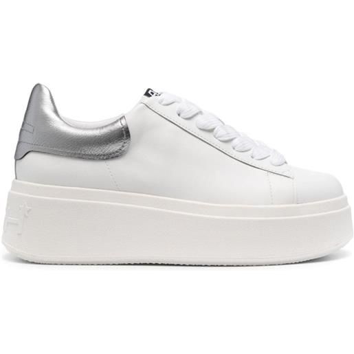 Ash sneakers impuls con suola rialzata - bianco