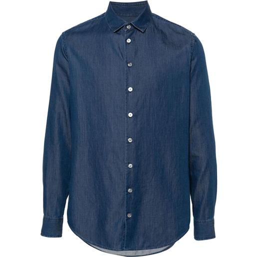Giorgio Armani camicia denim - blu