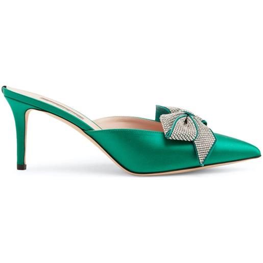 SJP by Sarah Jessica Parker mules paley 70 con fiocco - verde