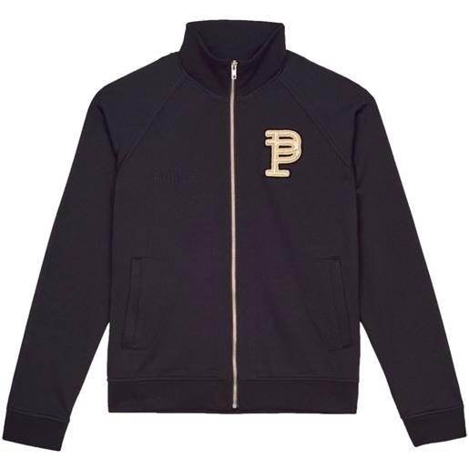 Purple Brand giacca p414 sportiva con applicazione logo - nero