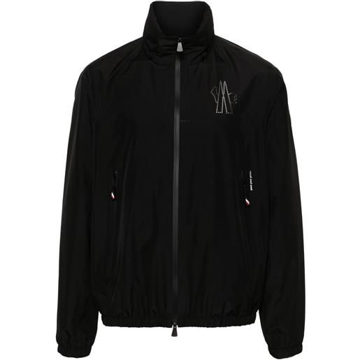 Moncler Grenoble giacca a vento con zip veille - nero
