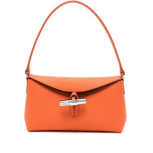 Longchamp borsa tote roseau piccola - arancione