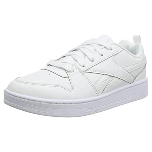 Reebok royal prime 2.0, sneaker bambini e ragazzi, white white black, 32 eu