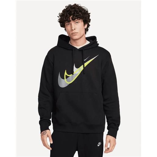 Nike swoosh big logo hoodie m - felpa - uomo