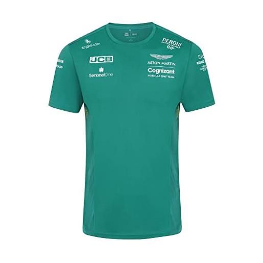 Aston Martin f1 amf1 2022 official mens team t-shirt- 2xl, polo uomo, green, 
