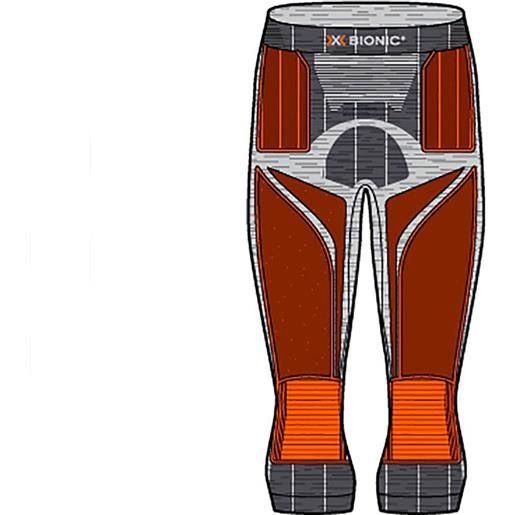 X-bionic energy accumulator 4.0 3/4 leggings arancione xl uomo