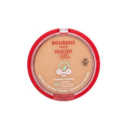 Bourjois healthy mix clean & vegan powder cipria con un effetto opaco 04 golden beige 10 g