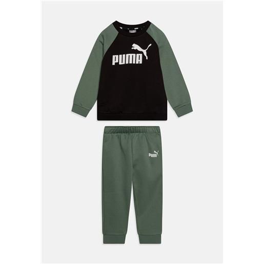 PUMA ess+ minicats raglan jogger fl jr. - green [26201]