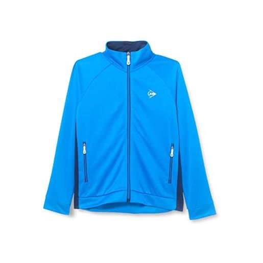 Dunlop ragazzi giacca club knitted, giacca sportiva da tennis, blu/navy