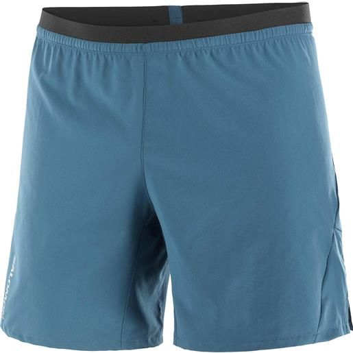 Salomon - shorts tecnici ultraleggeri - cross 7'' shorts no l m deep dive per uomo - taglia s, m, l - blu