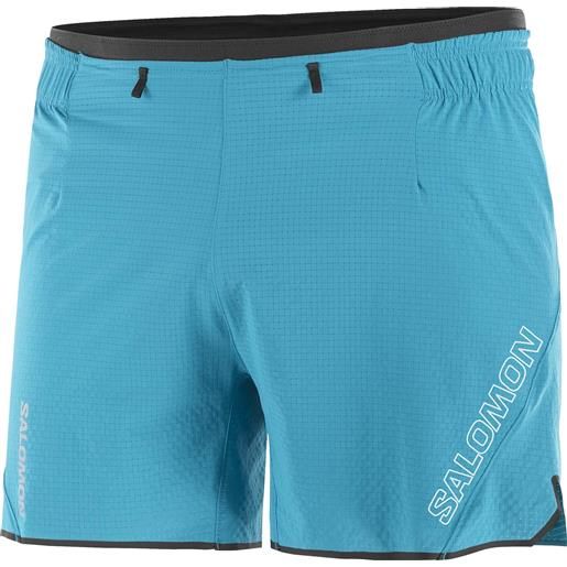 Salomon - shorts tecnici leggeri - sense aero 5'' shorts m tahitian tide per uomo - taglia s, m, l, xl - blu