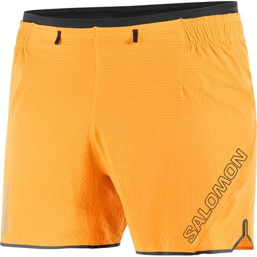Salomon - shorts tecnici leggeri - sense aero 5'' shorts m zinnia per uomo - taglia m, xl - arancione