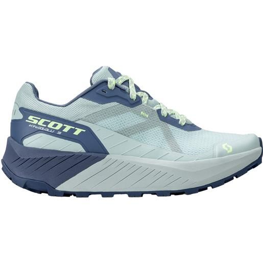 Scott - scarpe da trail - w's kinabalu 3 fresh green / metal blue per donne - taglia 36,36.5,37.5,38,38.5,39,40,40.5