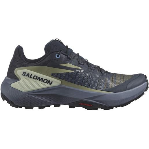 Salomon - scarpe da trail running - genesis w carbon/grisaille/aloe wash per donne - taglia 3,5 uk, 4 uk, 4,5 uk, 5 uk, 5,5 uk, 6 uk, 6,5 uk, 7 uk, 7,5 uk - grigio