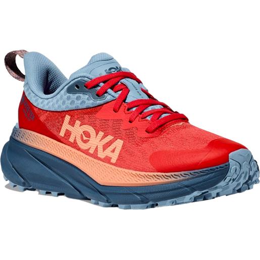 Hoka - scarpe da trail in gore-tex - challenger atr 7 gtx w cerise / real teal per donne - taglia 6,6.5,8,8.5 - rosso