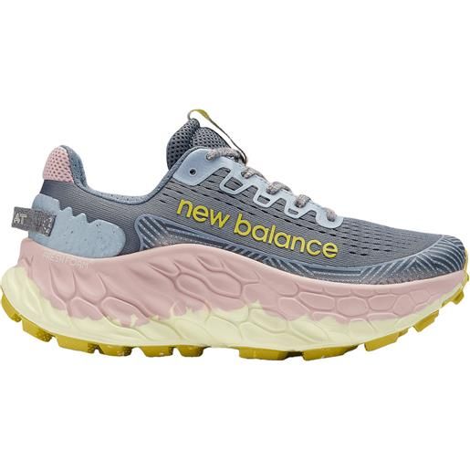 New Balance - scarpe trail - more trail v3 arctic grey per donne in materiale riciclato - taglia 36.5,37,37.5,40 - grigio