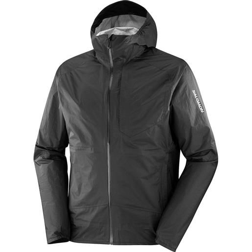 Salomon - giacca di protezione leggera e impermeabile - bonatti wp jacket m deep black per uomo - taglia s, m, l, xl - nero