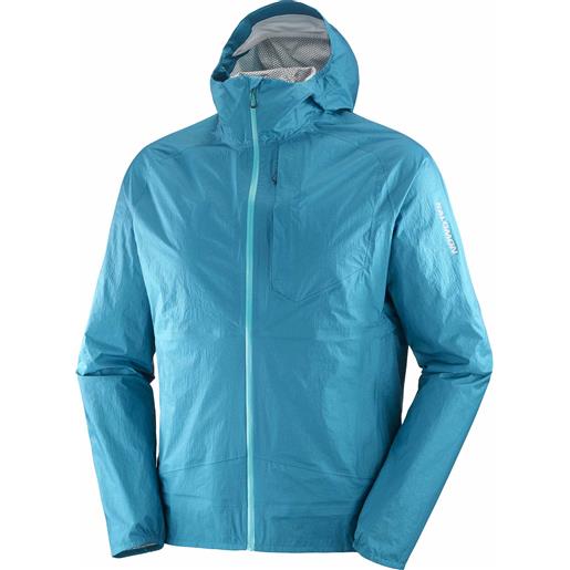 Salomon - giacca di protezione leggera e impermeabile - bonatti wp jacket m tahitian tide per uomo - taglia s, m, l, xl - blu