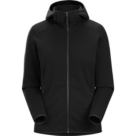 Arc'Teryx - pile tecnico versatile - kyanite hoody w black per donne - taglia xs, s, m, l - nero