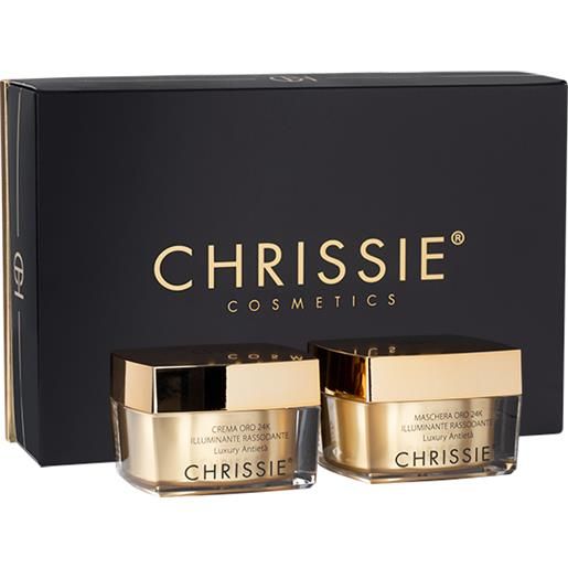 Chrissie golden box oro 24k crema 50ml + maschera 50ml